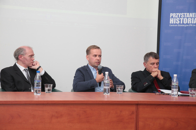 Debata „W cieniu paktu Ribbentrop-Mołotow...” – Warszawa, 28 września 2018. Fot. Piotr Życieński (IPN)