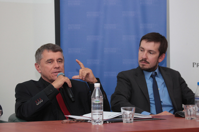 Debata „W cieniu paktu Ribbentrop-Mołotow...” – Warszawa, 28 września 2018. Fot. Piotr Życieński (IPN)