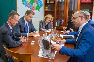 Wizyta dyr. Johana Verbekego w IPN – 3 października 2018. Fot. K.H. (IPN)