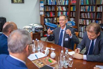 Wizyta dyr. Johana Verbekego w IPN – 3 października 2018. Fot. K.H. (IPN)