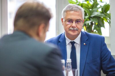 Wizyta dyr. Johana Verbekego w IPN – 3 października 2018. Fot. K.H. (IPN)