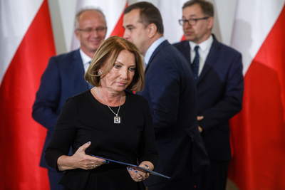 Wręczanie not identyfikacyjnych w Pałacu Prezydenckim – Warszawa, 4 października 2018. Fot. Sławek Kasper (IPN)