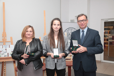 Konferencja prasowa na temat II edycji konkursu „Niezwyciężeni 1918. Ofiary totalitaryzmów” – 5 października 2018. Fot. Piotr Życieński (IPN)