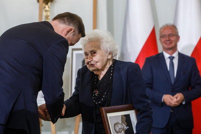 Wręczanie not identyfikacyjnych w Pałacu Prezydenckim – Warszawa, 4 października 2018. Fot. Sławek Kasper (IPN)