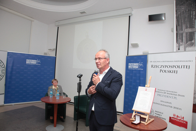 Inauguracja II edycji projektu „Łączka i inne miejsca poszukiwań” – Warszawa, 8 października 2018. Fot. Piotr Życieński (IPN)