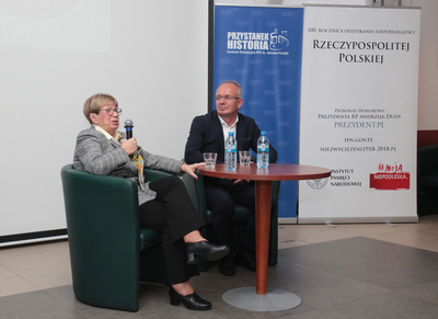 Inauguracja II edycji projektu „Łączka i inne miejsca poszukiwań” – Warszawa, 8 października 2018. Fot. Piotr Życieński (IPN)