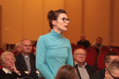 Prezentacja III tomu „Pro memoria” prymasa Stefana Wyszyńskiego – Warszawa, 8 października 2018. Fot. Piotr Życieński (IPN)