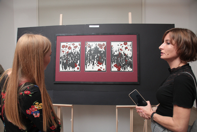 Wernisaż wystawy pokonkursowej „Jeszcze Polska...” – Warszawa, 9 października 2018. Fot. Piotr Życieński (IPN)