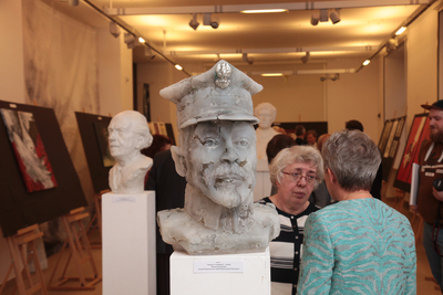 Wernisaż wystawy pokonkursowej „Jeszcze Polska...” – Warszawa, 9 października 2018. Fot. Piotr Życieński (IPN)