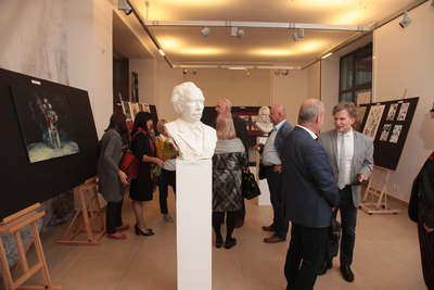 Wernisaż wystawy pokonkursowej „Jeszcze Polska...” – Warszawa, 9 października 2018. Fot. Piotr Życieński (IPN)