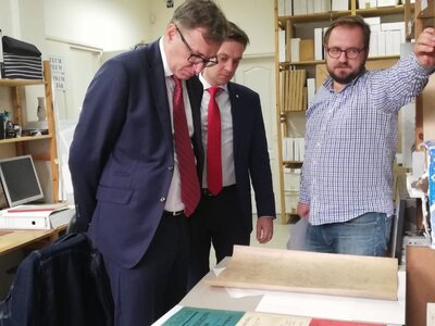 Delegacja przedstawicieli Archiwum IPN na Węgrzech