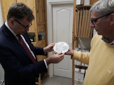 Delegacja przedstawicieli Archiwum IPN na Węgrzech