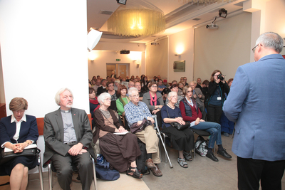 Pokaz filmu „Niedokończone msze wołyńskie” – 15 października 2018. Fot. Piotr Życieński (IPN)