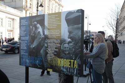 Wernisaż wystawy „Wyszyńskiego i Wojtyły gramatyka życia” – Warszawa, 16 października 2018. Fot. Piotr Życieński (IPN)