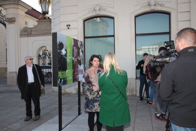 Wernisaż wystawy „Wyszyńskiego i Wojtyły gramatyka życia” – Warszawa, 16 października 2018. Fot. Piotr Życieński (IPN)