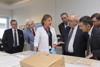 Historycy z Uzbekistanu w IPN – Warszawa, 16 października 2018. Fot Katarzyna Adamów (IPN)