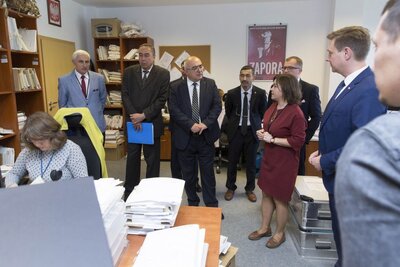 Historycy z Uzbekistanu w IPN – Warszawa, 16 października 2018. Fot Katarzyna Adamów (IPN)