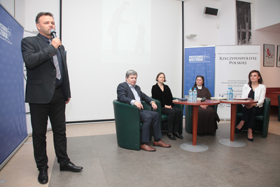 Prezentacja książki Szymona Sławińskiego „Róża” o Matce Elżbiecie Róży Czackiej – Warszawa, 16 października 2018. Fot. Piotr Życieński (IPN)