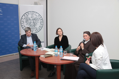 Prezentacja książki Szymona Sławińskiego „Róża” o Matce Elżbiecie Róży Czackiej – Warszawa, 16 października 2018. Fot. Piotr Życieński (IPN)