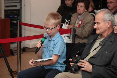 Prezentacja książki Szymona Sławińskiego „Róża” o Matce Elżbiecie Róży Czackiej – Warszawa, 16 października 2018. Fot. Piotr Życieński (IPN)