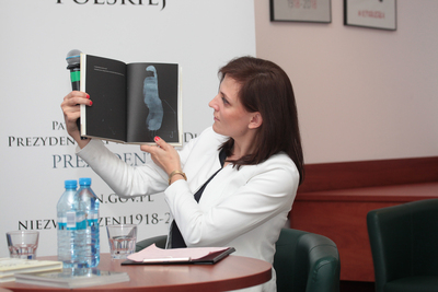 Prezentacja książki Szymona Sławińskiego „Róża” o Matce Elżbiecie Róży Czackiej – Warszawa, 16 października 2018. Fot. Piotr Życieński (IPN)