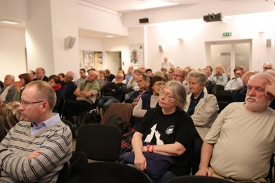 Spotkanie z cyklu Historia zza kulis „O początkach przestępczości zorganizowanej w Polsce” – Warszawa, 17 października 2018. Fot. Aleksandra Wierzchowska (IPN)