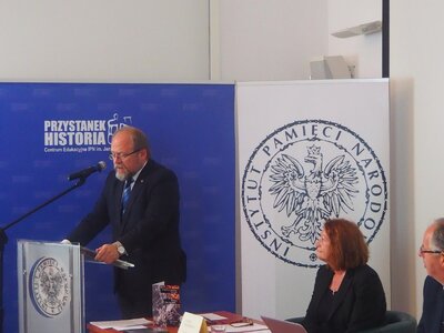 Dyrektor Biura Upamiętniania Walk i Męczeństwa IPN Adam Siwek (fot. B. Nowak, BUWiM IPN)