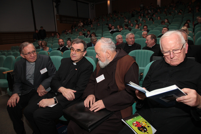 Otwarcie konferencji „Wiara i patriotyzm. Msze za Ojczyznę bł. ks. Jerzego Popiełuszki...” – Warszawa 18 października 2018. Fot. Piotr Życieński (IPN)