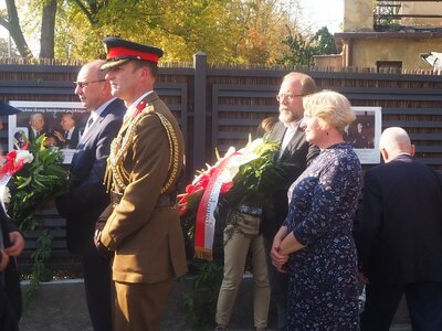 Dyrektor BUWiM Adam Siwek i Zastepca Dyrektora BUWiM Renata Soszyńska (fot. B. Nowak, BUWiM IPN)
