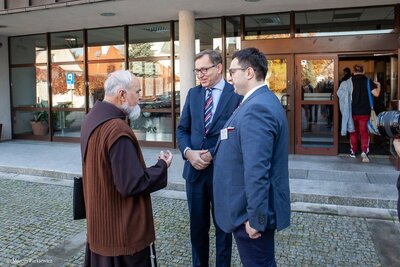 Otwarcie konferencji „Wiara i patriotyzm. Msze za Ojczyznę bł. ks. Jerzego Popiełuszki...” – Warszawa 18 października 2018. Fot. Marcin Jurkiewicz (IPN)