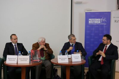 Promocja książki Damiana Karola Markowskiego „Anatomia strachu. Sowietyzacja obwodu lwowskiego 1944–1953...” – Warszawa, 18 października 2018. Fot. Aleksandra Wierzchowska (IPN)