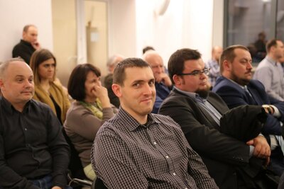 Promocja książki Damiana Karola Markowskiego „Anatomia strachu. Sowietyzacja obwodu lwowskiego 1944–1953...” – Warszawa, 18 października 2018. Fot. Aleksandra Wierzchowska (IPN)