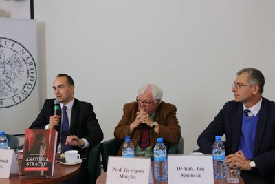 Promocja książki Damiana Karola Markowskiego „Anatomia strachu. Sowietyzacja obwodu lwowskiego 1944–1953...” – Warszawa, 18 października 2018. Fot. Aleksandra Wierzchowska (IPN)