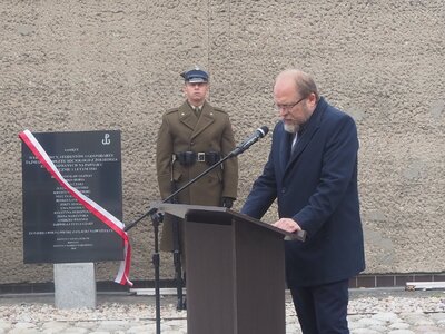 Dyrektor Biura Upamiętniania Walk i Męczeństwa IPN Adam Siwek (fot. B. Nowak, BUWiM IPN)