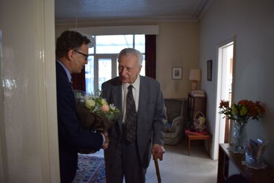 Spotkanie delegacji IPN ze Zbigniewem Siemaszką