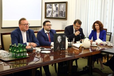 Senat RP: prezentacja albumu Łukasza Kobieli „August Hlond 1881–1948” – 22 października 2018. Fot. Katarzyna Czerwińska (Senat RP)