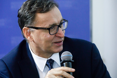 Gospodarz spotkania Jarosław Szarek, prezes IPN – 24 października 2018. Fot. Sławek Kasper (IPN)