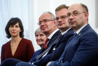 W Belwederze wręczono Nagrodę im. Janusza Kurtyki – Warszawa, 24 października 2018. Fot. Sławek Kasper (IPN)