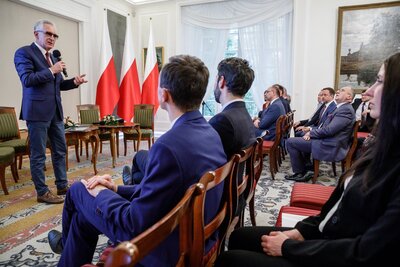 W Belwederze wręczono Nagrodę im. Janusza Kurtyki – Warszawa, 24 października 2018. Fot. Sławek Kasper (IPN)