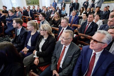 W Belwederze wręczono Nagrodę im. Janusza Kurtyki – Warszawa, 24 października 2018. Fot. Sławek Kasper (IPN)