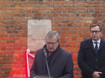 Przemawia Wicepremier prof. Piotr Gliński (fot. B. Nowak, BUWiM IPN)