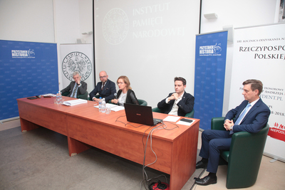 Sympozjum naukowe „Problemy wyszukiwania informacji w polskich archiwach” – Warszawa, 26 października 2018. Fot. Piotr Życieński (IPN)