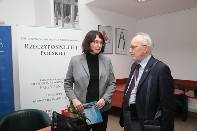 Sympozjum naukowe „Problemy wyszukiwania informacji w polskich archiwach” – Warszawa, 26 października 2018. Fot. Piotr Życieński (IPN)