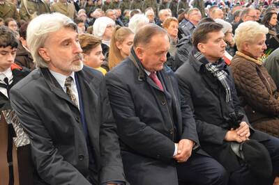 Odsłonięcie Pomnika Pamięci Narodowej w Jarosławiu (fot. H. Lewkowicz)