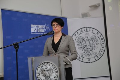 Konferencja naukowa „Zasób – specyfika – upowszechnianie. Film i fotografia we współczesnym archiwum” – Warszawa, 29 października 2018. Fot. Katarzyna Adamów (Archiwum IPN)