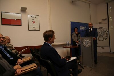 Konferencja naukowa „Zasób – specyfika – upowszechnianie. Film i fotografia we współczesnym archiwum” – Warszawa, 29 października 2018. Fot. Katarzyna Adamów (Archiwum IPN)