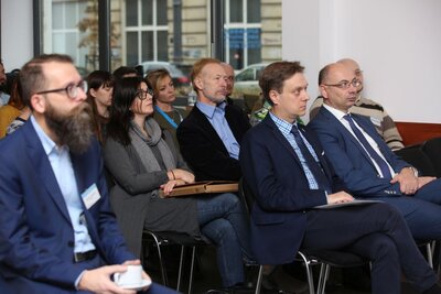 Konferencja naukowa „Zasób – specyfika – upowszechnianie. Film i fotografia we współczesnym archiwum” – Warszawa, 29 października 2018. Fot. Katarzyna Adamów (Archiwum IPN)