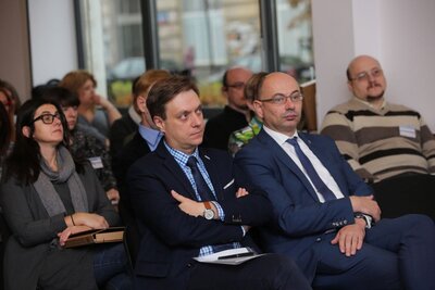 Konferencja naukowa „Zasób – specyfika – upowszechnianie. Film i fotografia we współczesnym archiwum” – Warszawa, 29 października 2018. Fot. Katarzyna Adamów (Archiwum IPN)