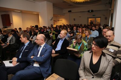 Konferencja naukowa „Zasób – specyfika – upowszechnianie. Film i fotografia we współczesnym archiwum” – Warszawa, 29 października 2018. Fot. Katarzyna Adamów (Archiwum IPN)