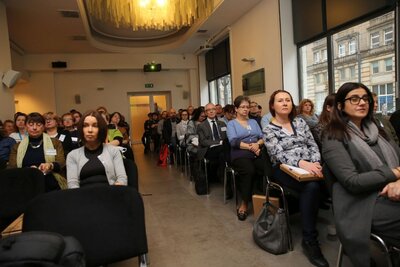 Konferencja naukowa „Zasób – specyfika – upowszechnianie. Film i fotografia we współczesnym archiwum” – Warszawa, 29 października 2018. Fot. Katarzyna Adamów (Archiwum IPN)